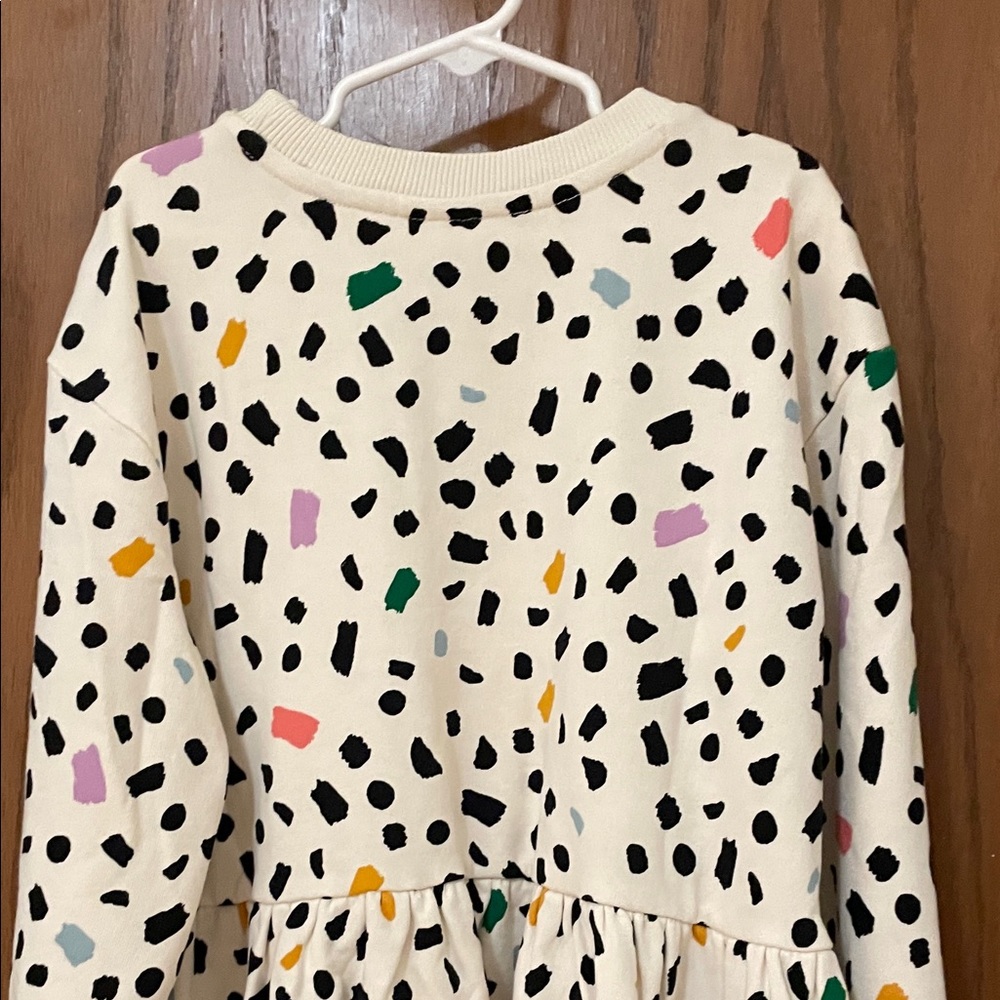 Hanna Andersson NWOT Girls Size 12 Multicolor Patterned polka dot Casual Dress - Picture 10 of 11